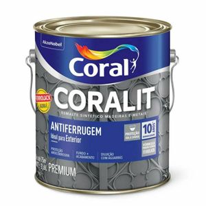 Coralit Antiferrugem Branco 3,6 Litros Coral