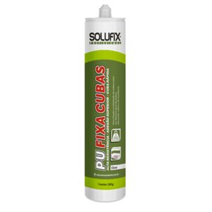 Adesivo Selante Pu Fixa Cubas 310ml Cinza Solução