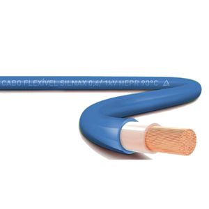 Cabo Flex 0,6/1kva 6mm Azul Hepr 90 Sil