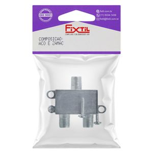 Divisor Cabo Coaxial 2 Saidas Fixtil