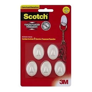 Scotch Gancho Transparente 1kg 5 peças Hb0042704 - 3m