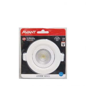 Spot LED Redondo 5W Supimpa Branco 6500K Avant