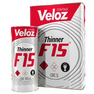 Thinner F-15 0,9 Litros Veloz