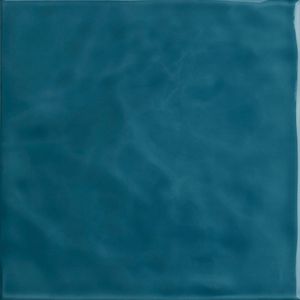 Revestimento Azul Mar Onda Brilhante 20x20cm Caixa Com 1,48m² Eliane