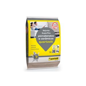 Rejunte Porcelanato Cinza Platina 5kg Quartzolit