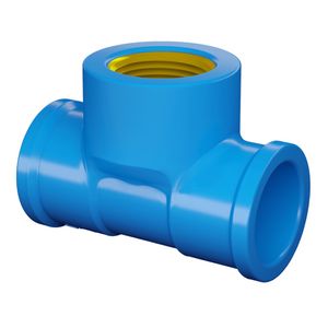 Tê Soldável Rosca Bucha Latão 25x3/4 Fortlev