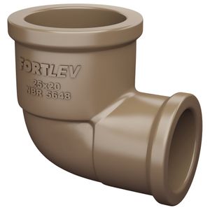 Joelho 90° Reducao Soldável 25x20mm Fortlev