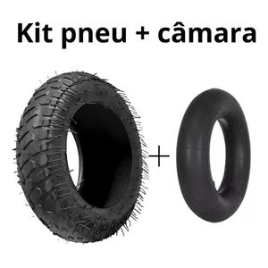 Kit Pneu + Câmara 3,25 Para Carrinho de Mão Master Preto Maestro