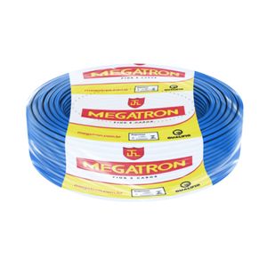 Cabo Flex 750V 6mm Azul 100 metros 782 Megatron