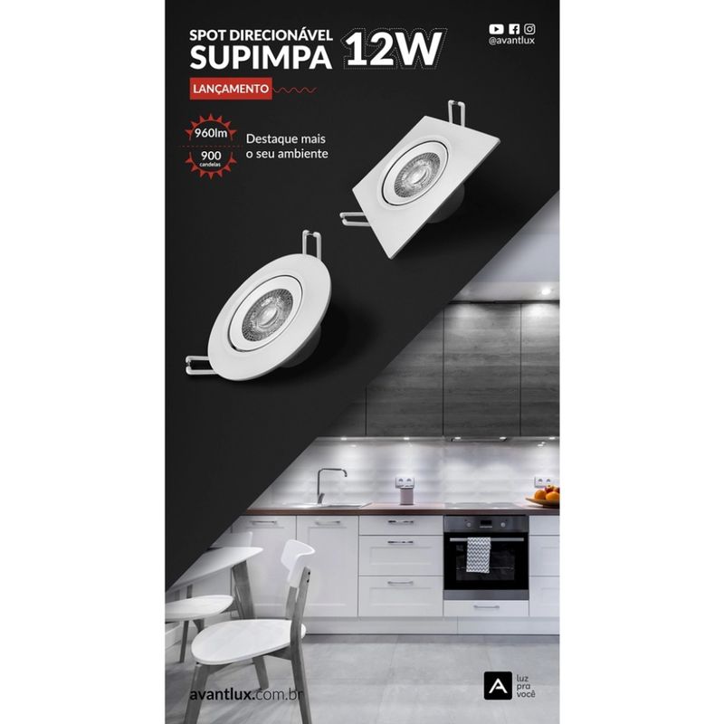 Spot-LED-Redondo-12w-Supimpa-Ambar-3000k-9-5cm-Nh960-Avant
