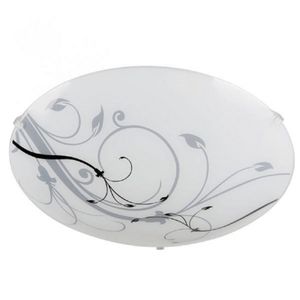 Plafon Redondo Ametista Branco 25cm 1xE27 Blumenau