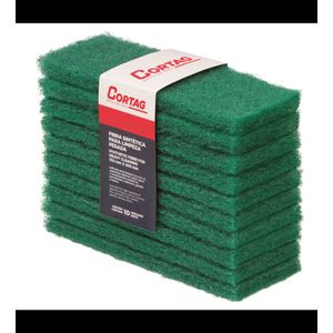 Fibra Sintética Limpeza Leve Verde 102mmx260mm Cortag