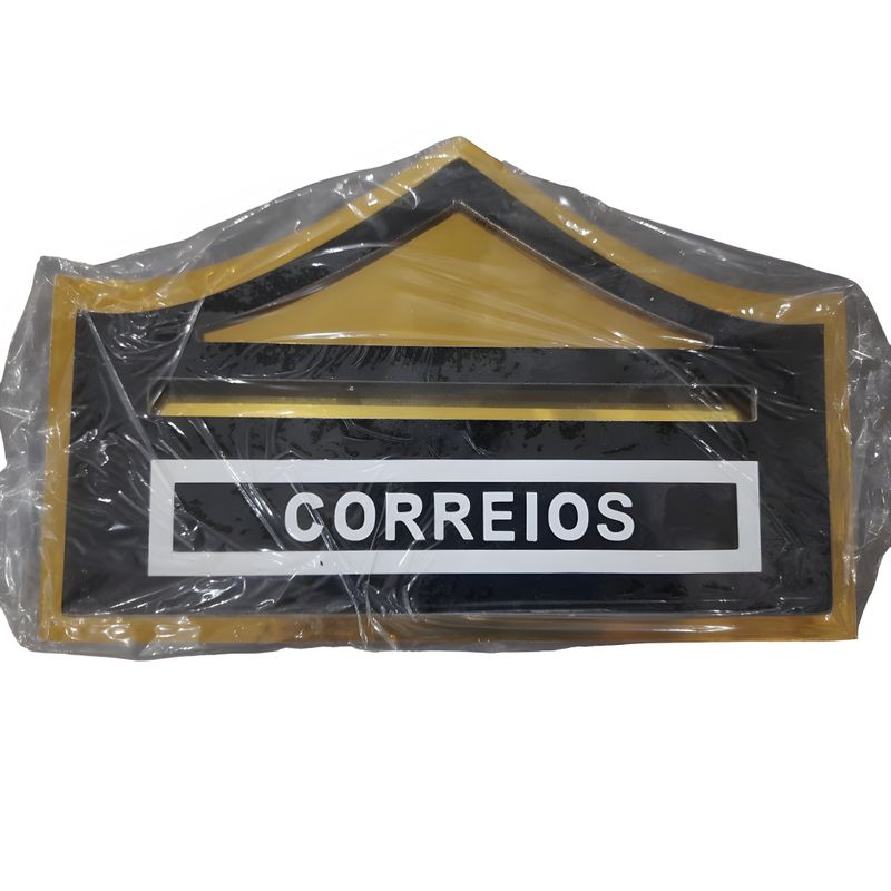 Porta-Carta-Real-Acm-Preto-com-Ouro-Pequeno-Metal-Plast