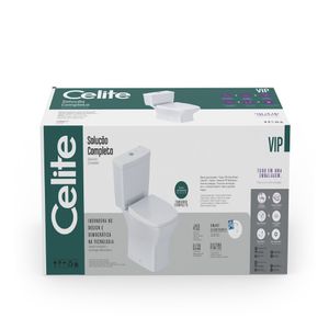 Kit Completo VIP Harpic Branco para Bacia e Caixa Acoplada Celite