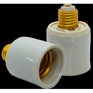 Porta Lâmpada Em Porcelana Adaptador de Ampliação de E-27 para E-40 4a 250v Germer