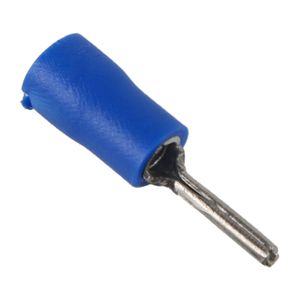 Terminal Iso Pino na Cor Azul, com Capacidade para Fio de 1,5-2,5,Com 10 Unidades Easy