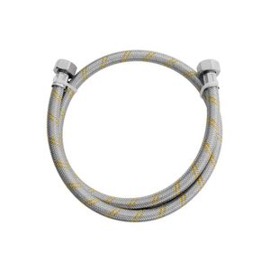 Engate Flexivel 120cm Aco Inox Cromado Liso Blukit