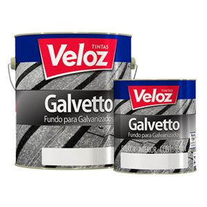 Fundo Galvanizado Cinza Brilho Cintilante 3,6 Litros Veloz