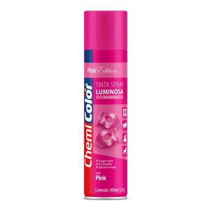 Tinta Spray Luminosa Pink 400ml Chemicolor