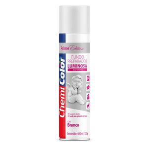 Tinta Spray Luminosa Fundo Branco 400ml Chemicolor