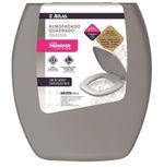 Assento-Sanitario-Almofadado-Quadrado-Cinza-Plastico-Atlas