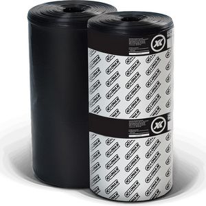 Lona Plástica 4X110M Preta 1M Lonax
