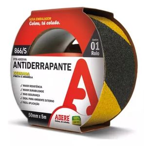 Fita Antiderrapante Zebrada 50mmX5mt Adere