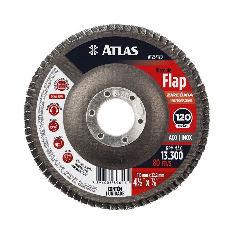 Disco-Abrasivo-Flap-115MM-G120-Zirconia-Atlas