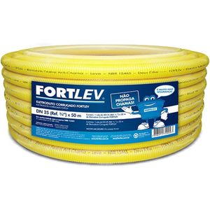 Eletroduto Corrugado 25MMX50M Fortlev