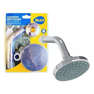 Chuveiro Articulado Redondo Cromado 104mm Blukit