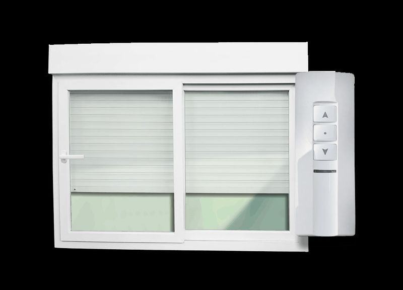 Janela-Integrada-em-Pvc-2-Folhas-120X120Cm-Vidro-Liso-Com-Cremona-Motor-e-Controle-Remoto-Brimak