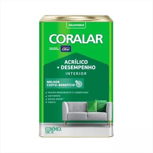 Tinta Coralar Acrílica Branco Neve 18 Litros Coral